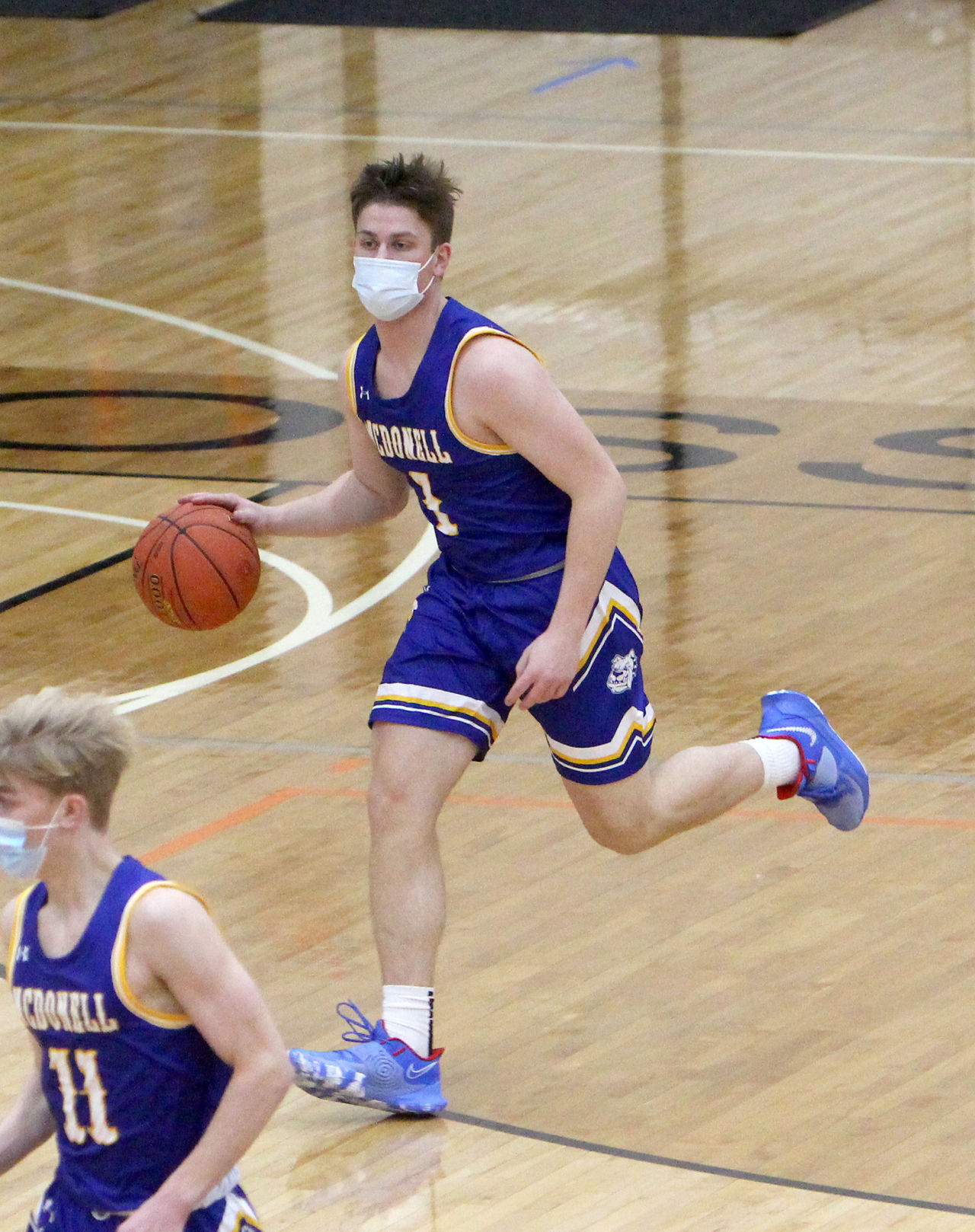 McDonell boys basketball at Osseo-Fairchild 1-11-21
